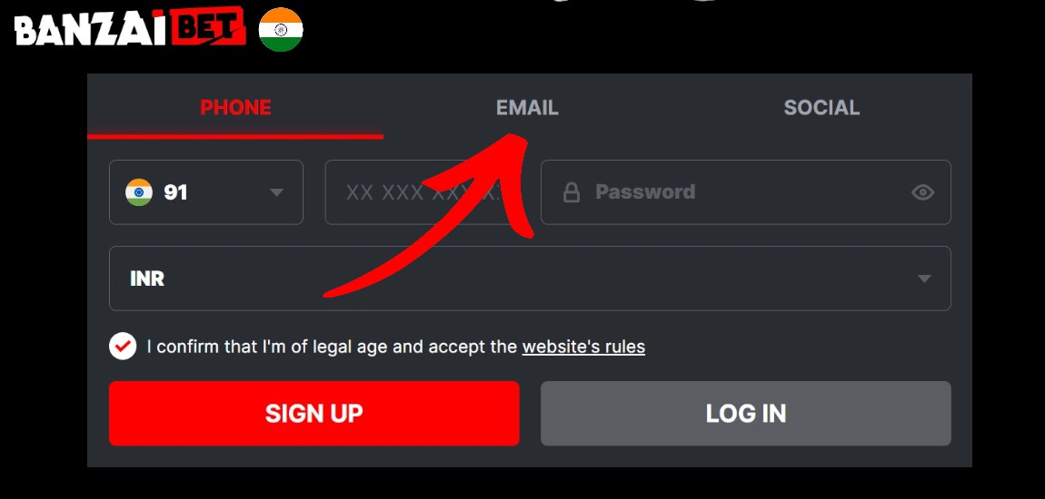 How do I register via Email?