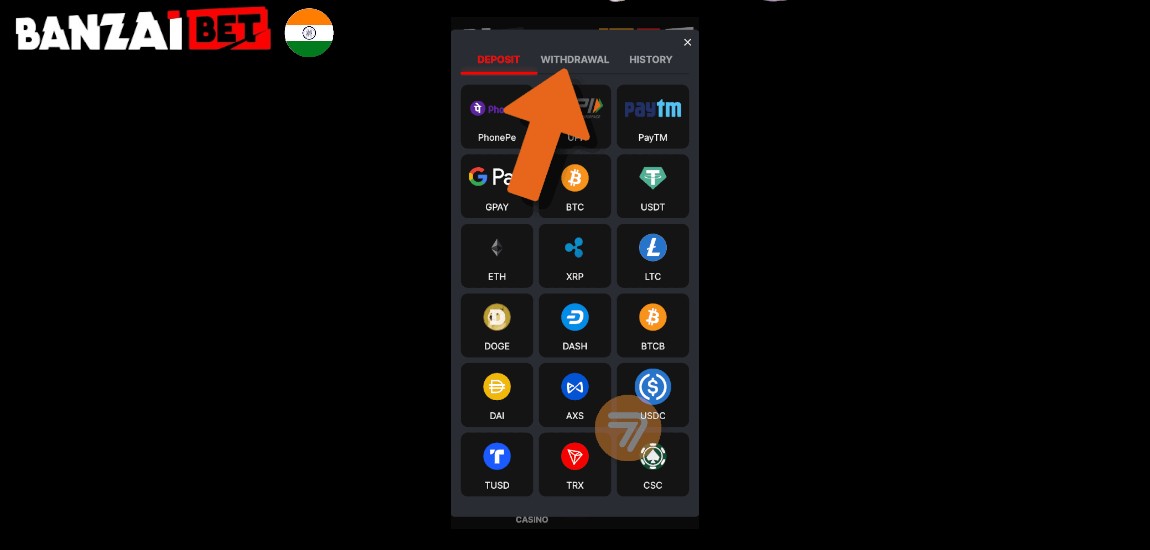 How to withdraw winnings from Banzai Bet?
